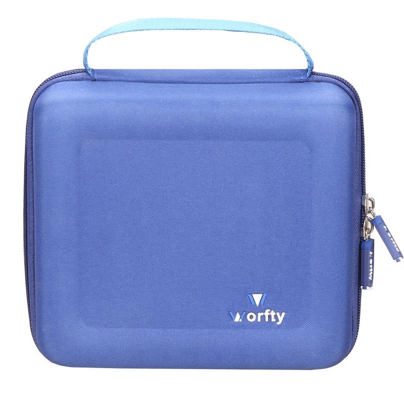 worfty Hard Travel Case for KMM Handheld Car Vacuum Cleaner, Portable Auto Vacuum Cleaner Accessories Storage Bag Carrying EVA Case for KMM LT-117C 9000Pa Air Duster(Box Only)