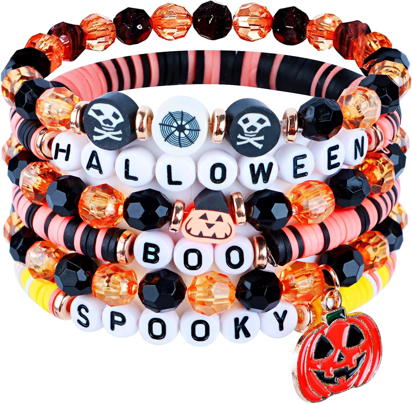 Friendship Bracelets Set - Colorful Beaded Stretchable Bracelets for Teens | Stackable Gift Ideas for Holidays