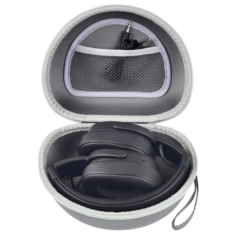 Headphone Case for Skullcandy Crusher/Hesh/Evo Wireless Over-Ear Bluetooth Earphones, for JLab JBuds Lux ANC, for TOZO HT3/HT2 Headphones and More Noise Cancelling Foldable Headset - Box Only (Grey)
