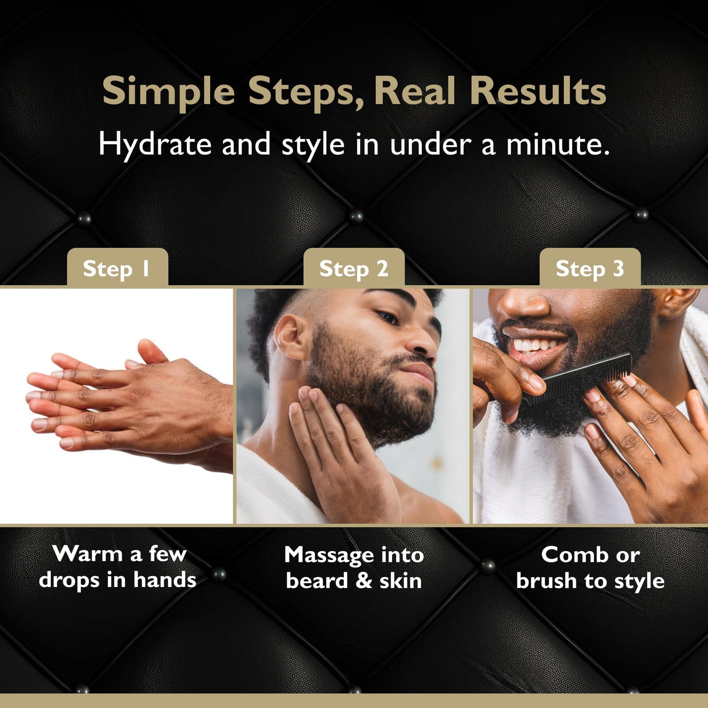 DandyMen Beard Oil for Men – Hydrating Beard Conditioner & Softener with Sweet Almond & Argan Oils – 2 oz, Saffron Ember