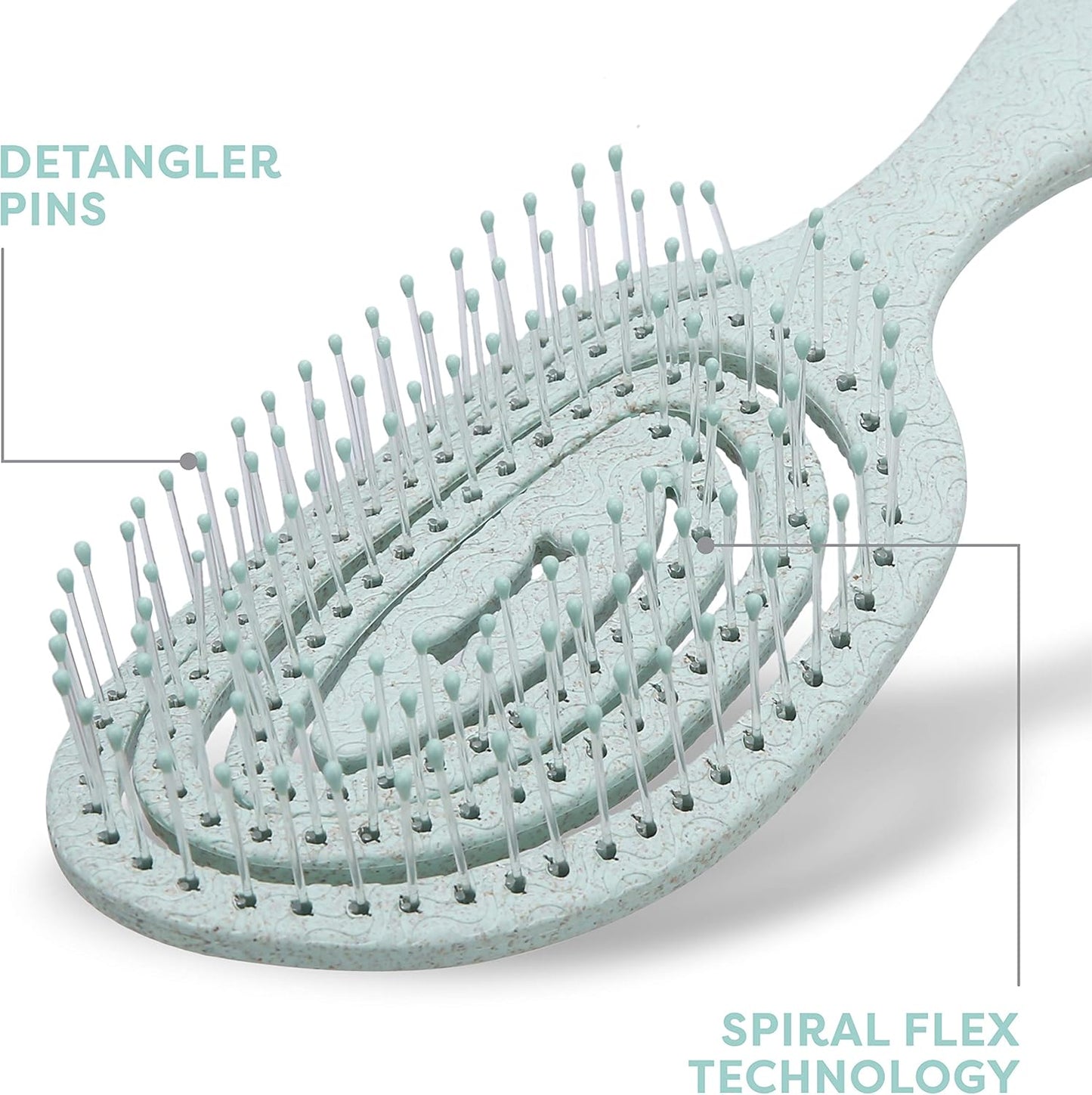 BioSilk for Pets Eco-Friendly Dog Detangling Pin Brush - Gentle Grooming Tool for Healthy Coats