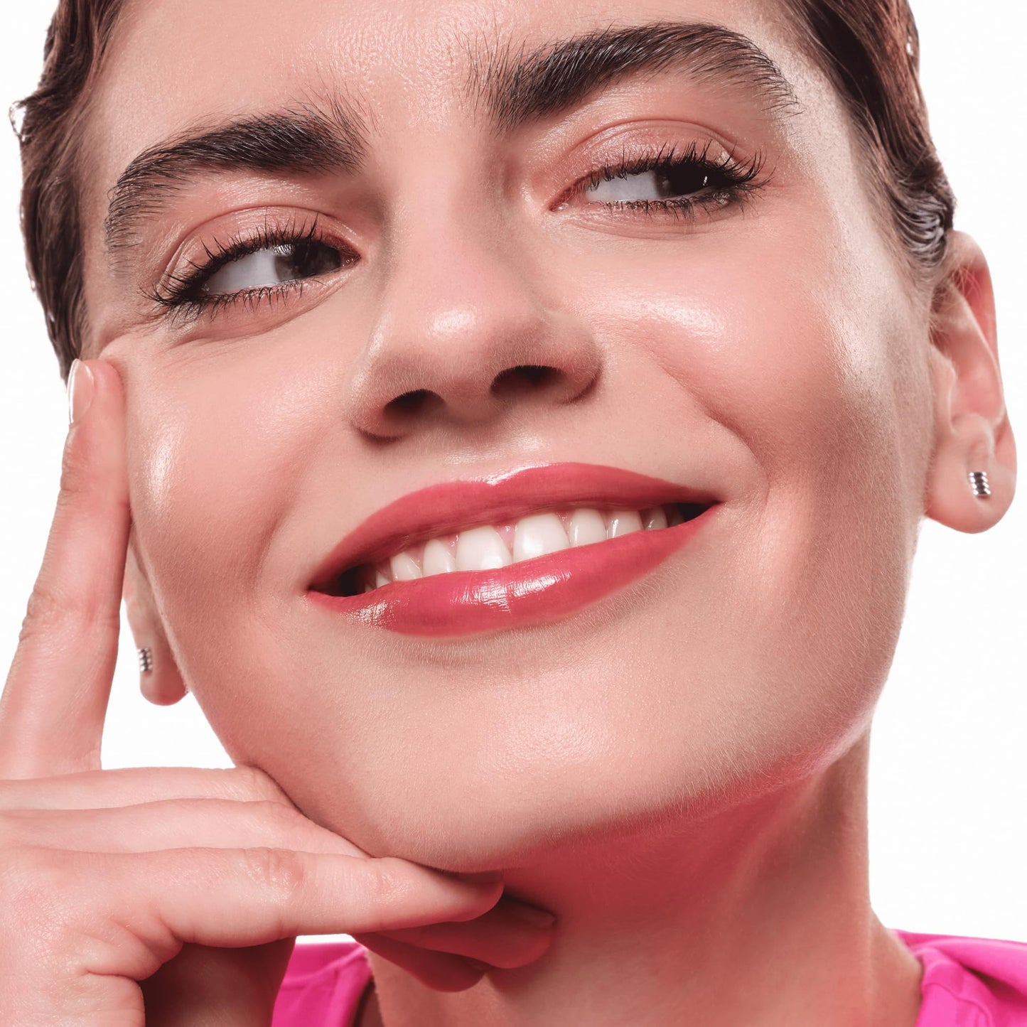 essence | Hydra Kiss Lip Tint | Hydrating, Long-Lasting Lip Stain | Natural Color & Radiant Shine (01 Blushing Nude)