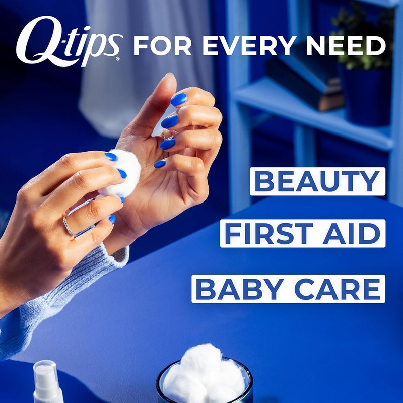 Super Jumbo Cotton Balls - 100% Thick Cotton for Beauty, First Aid & Baby Care | 100 Count