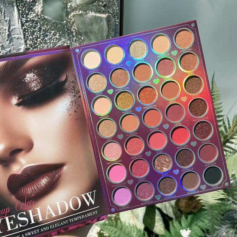 All In One Makeup Palette Set - Eyeshadows, Highlights, Blushes, Contours & Lipstick | Neutral Cream & Powder, Crease-Proof Wear