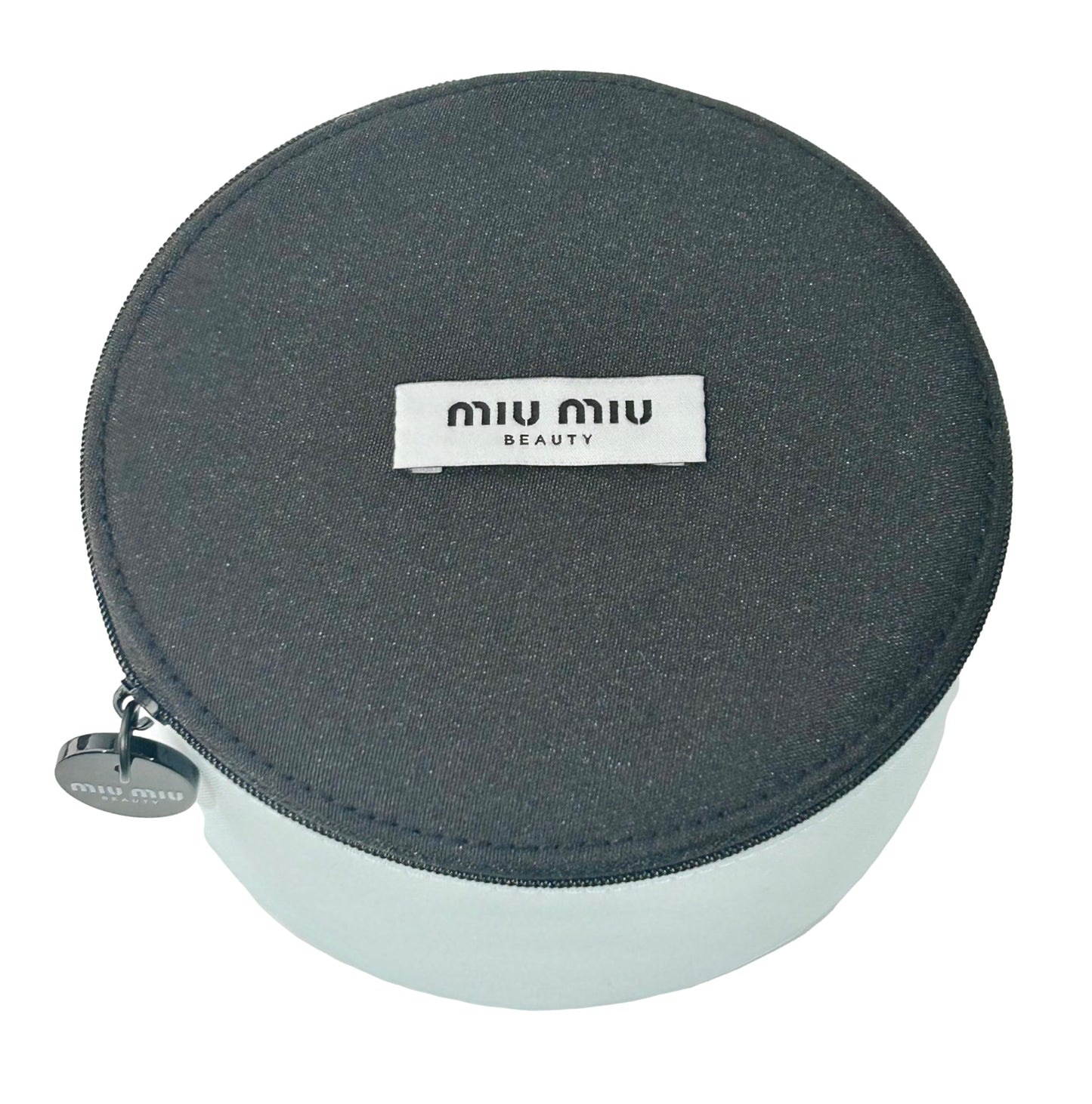 Miu Miu Circle Vaniity Cosmetic Bag Pouch Makeup Toiletry Zip Travel Fragrance Beauty Miutine Trousse (6L X 6H X 3W) - WOMEN - 9541