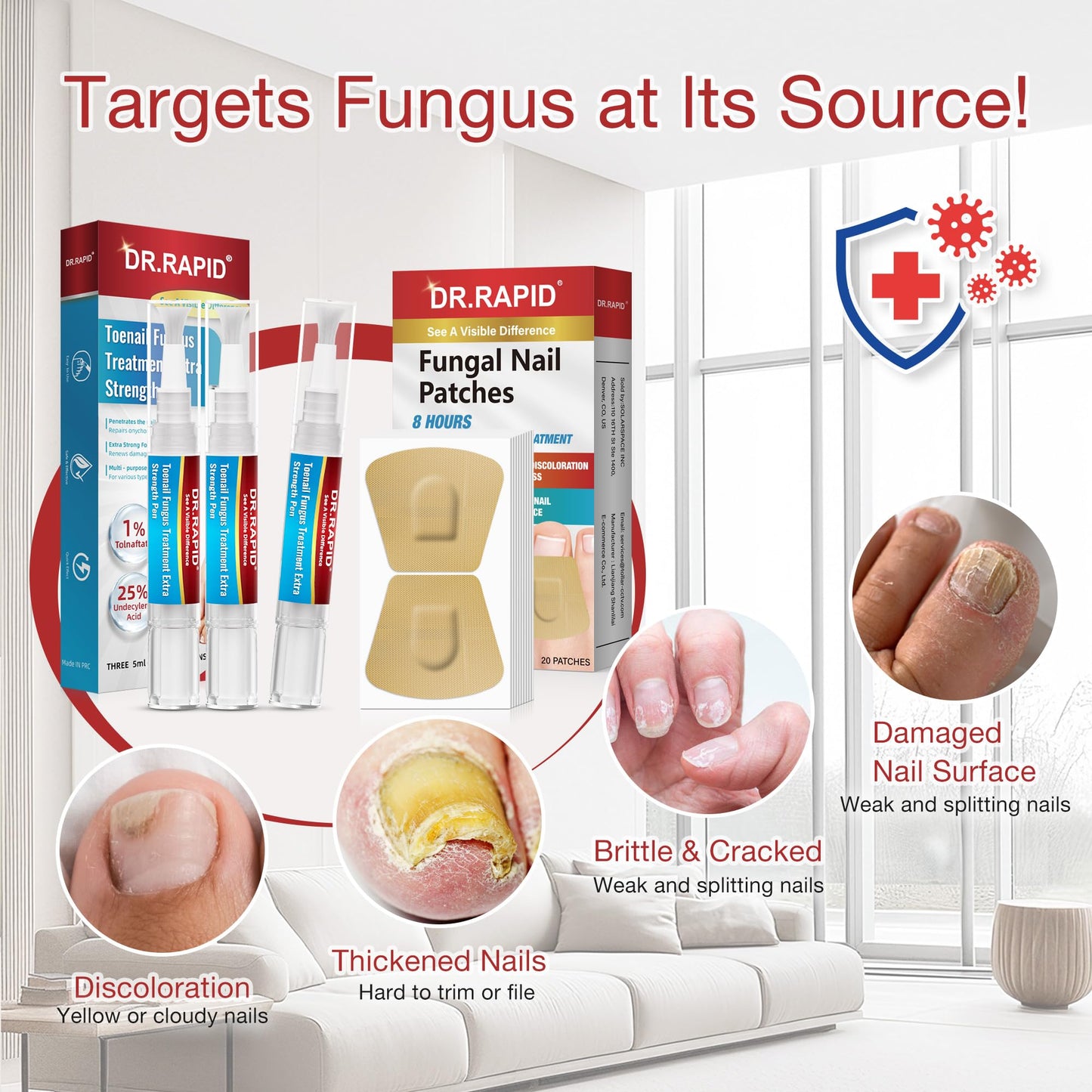 DR.RAPID Day and Night Fungal Nail Treatment Set