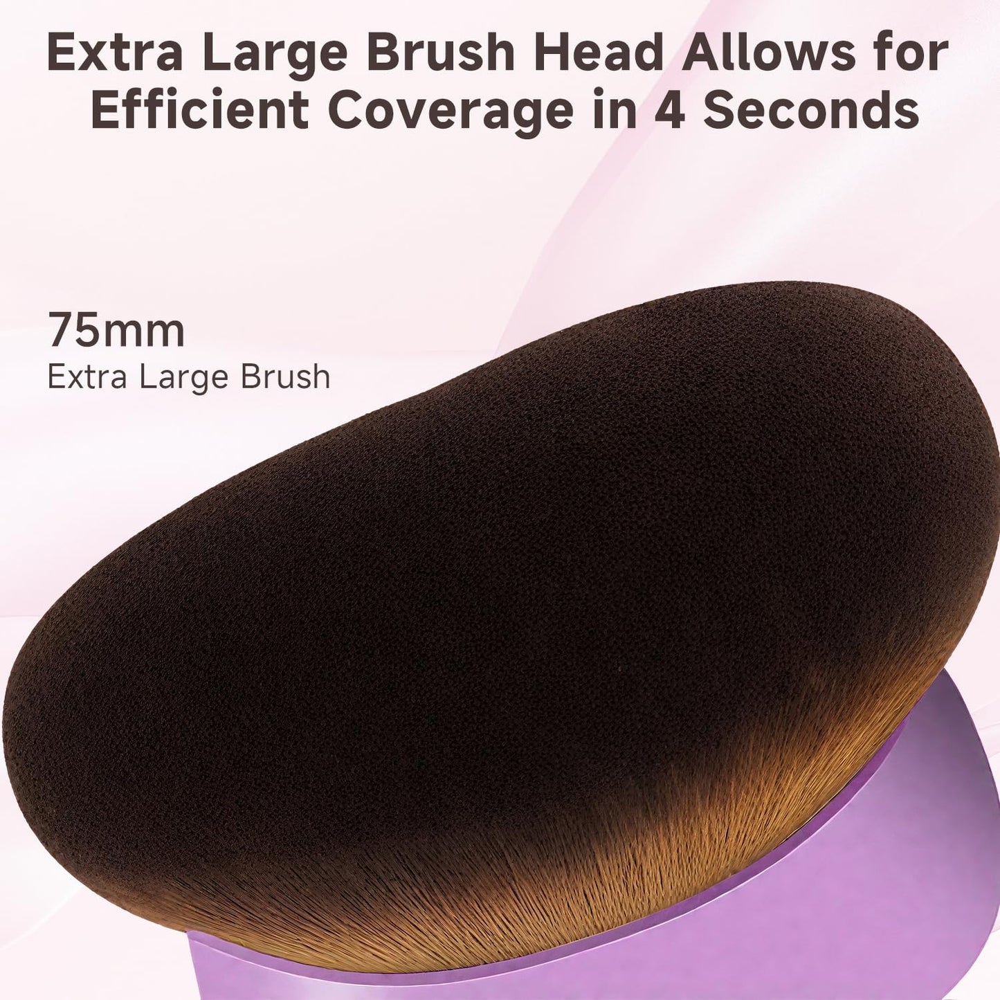 Extra Large Body Makeup Brush - Blend & Blur Self Tanner & Bronzer Applicator | Purple Gift Box