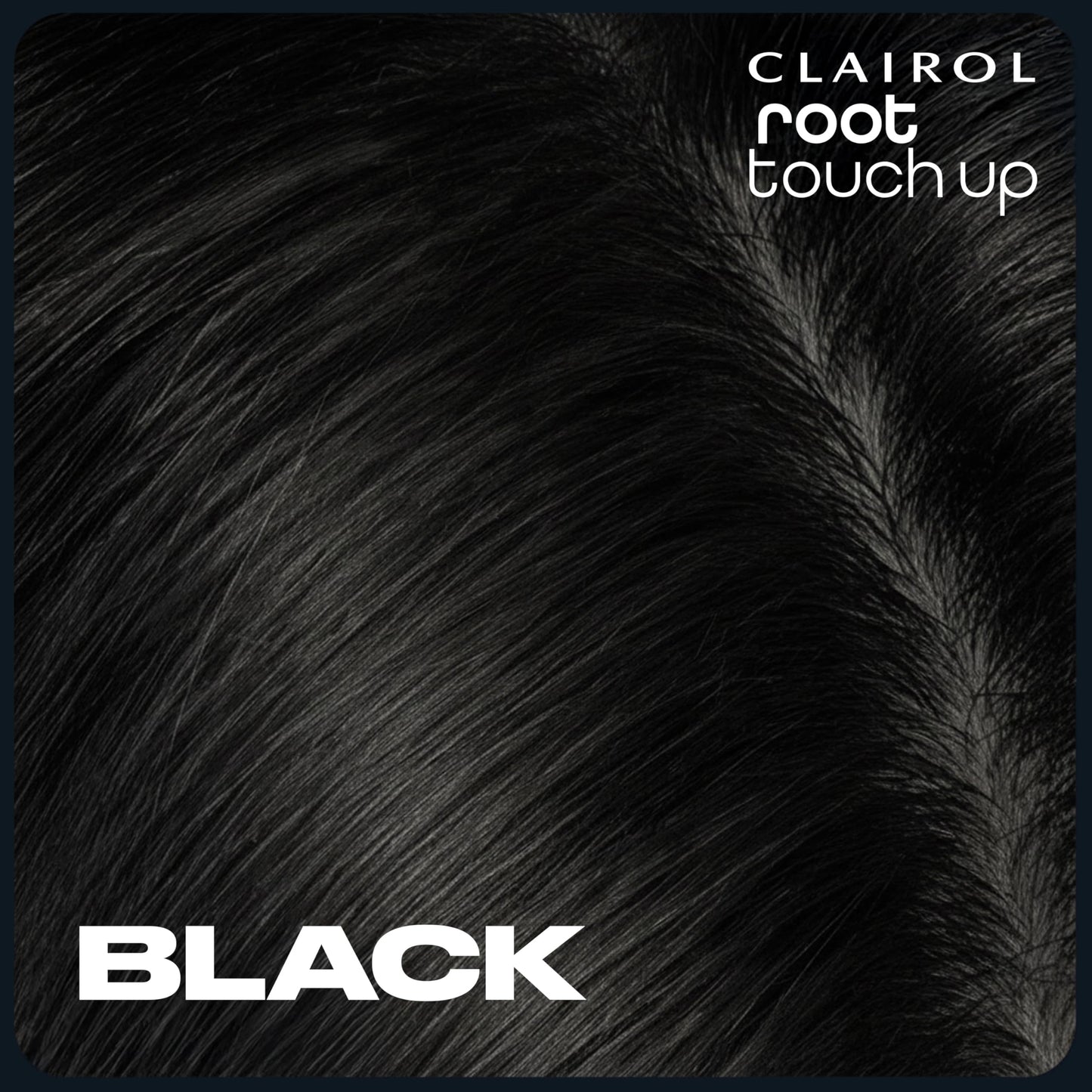 Clairol Root Touch-Up Temporary Concealing Powder, Black Hair Color | Ammonia Free | Instantly Cover Roots + Define Eyebrows | On-the-Go Compact with Mirror and Application Brush | Pack of 1