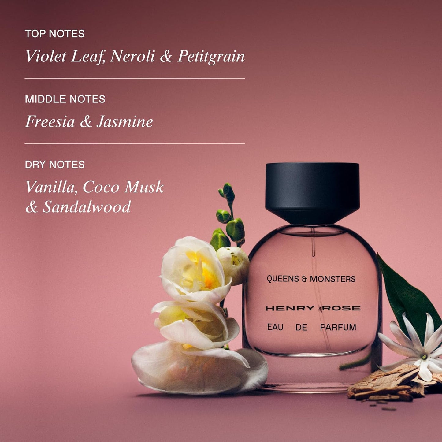 Henry Rose Travel Perfume - Unisex Mini Fragrance Mist with Neroli, Jasmine & Vanilla | 0.27 fl oz