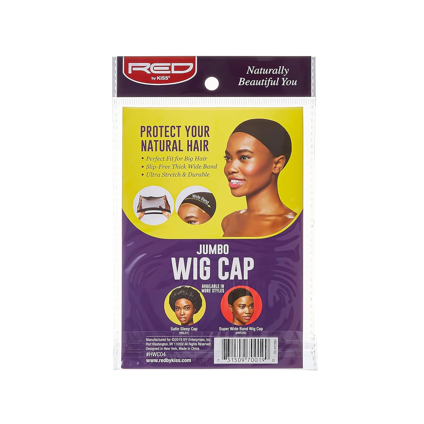 Jumbo Wig Caps - 2PCS Black Stocking Caps for Comfortable Fit