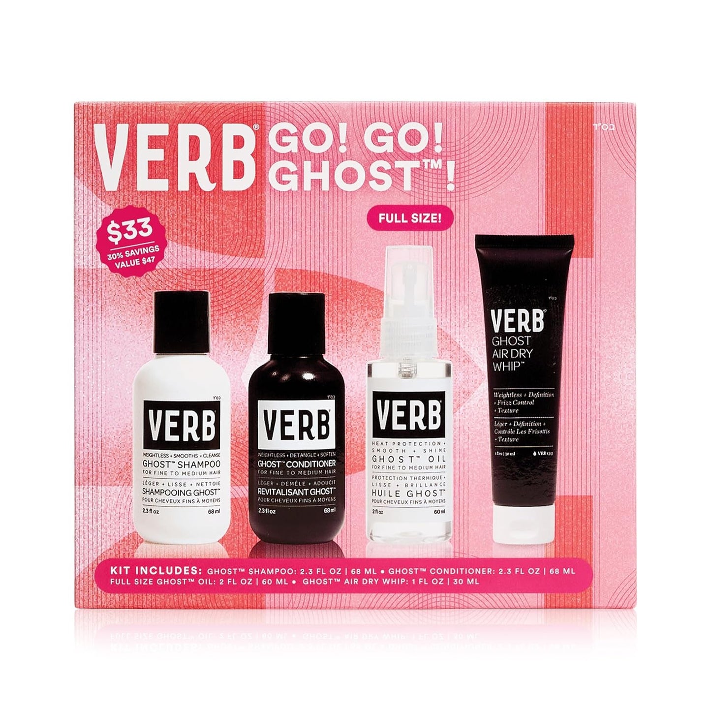 VERB Ghost Discovery Kit - Weightless Shine & Frizz Control | Travel-Sized Essentials