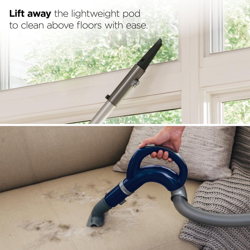 Shark Upright Vacuum, Navigator Lift-Away Deluxe with Large Dust Cup Capacity, HEPA Filter, Swivel Steering, Upholstery Tool & Crevice Tool, Blue, NV360
