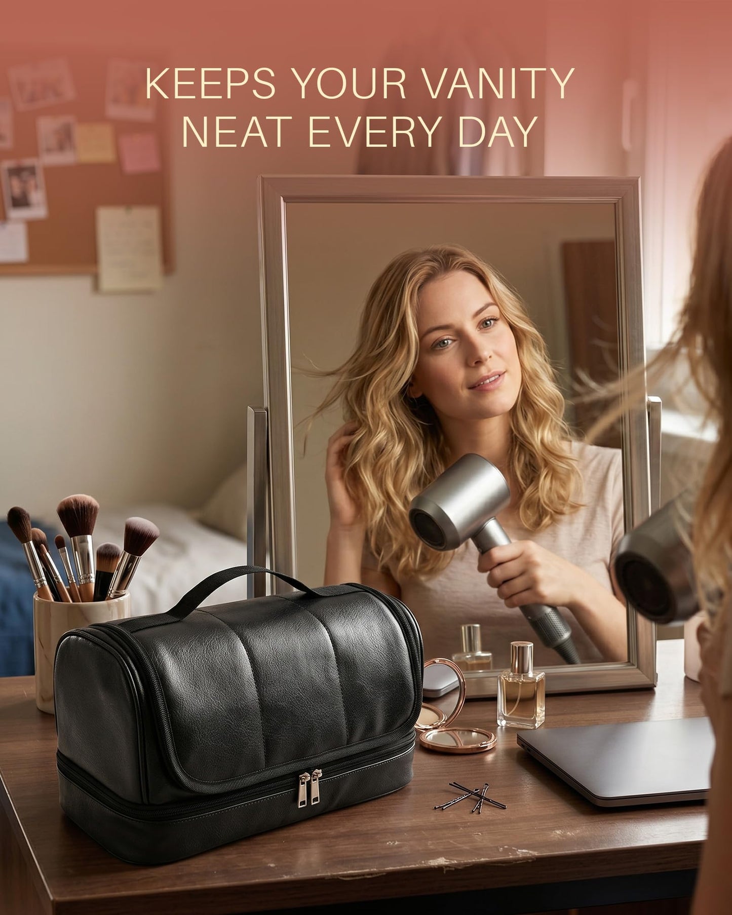 Noldena Hair Tools Travel Bag Compatible with Dyson Airwrap