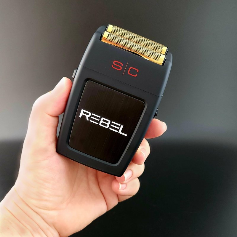 StyleCraft Rebel Professional Cordless Double Foil Shaver - Super Torque Motor, USB-C Rechargeable Electric Men's Foil Shaver, Close Shave, Barber Quality Grooming