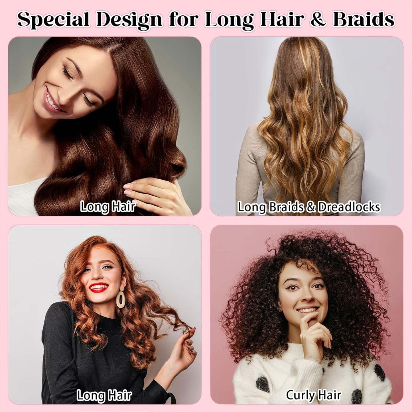 Waterproof Hair Sleeve for Long Hair, Crown Washing Shower Cap Ponytail, Protect Styled Hairs, Reusable, Quick Root Refresh, Great for Pool Travel Shower Gym Beach, Amazing Time Saver