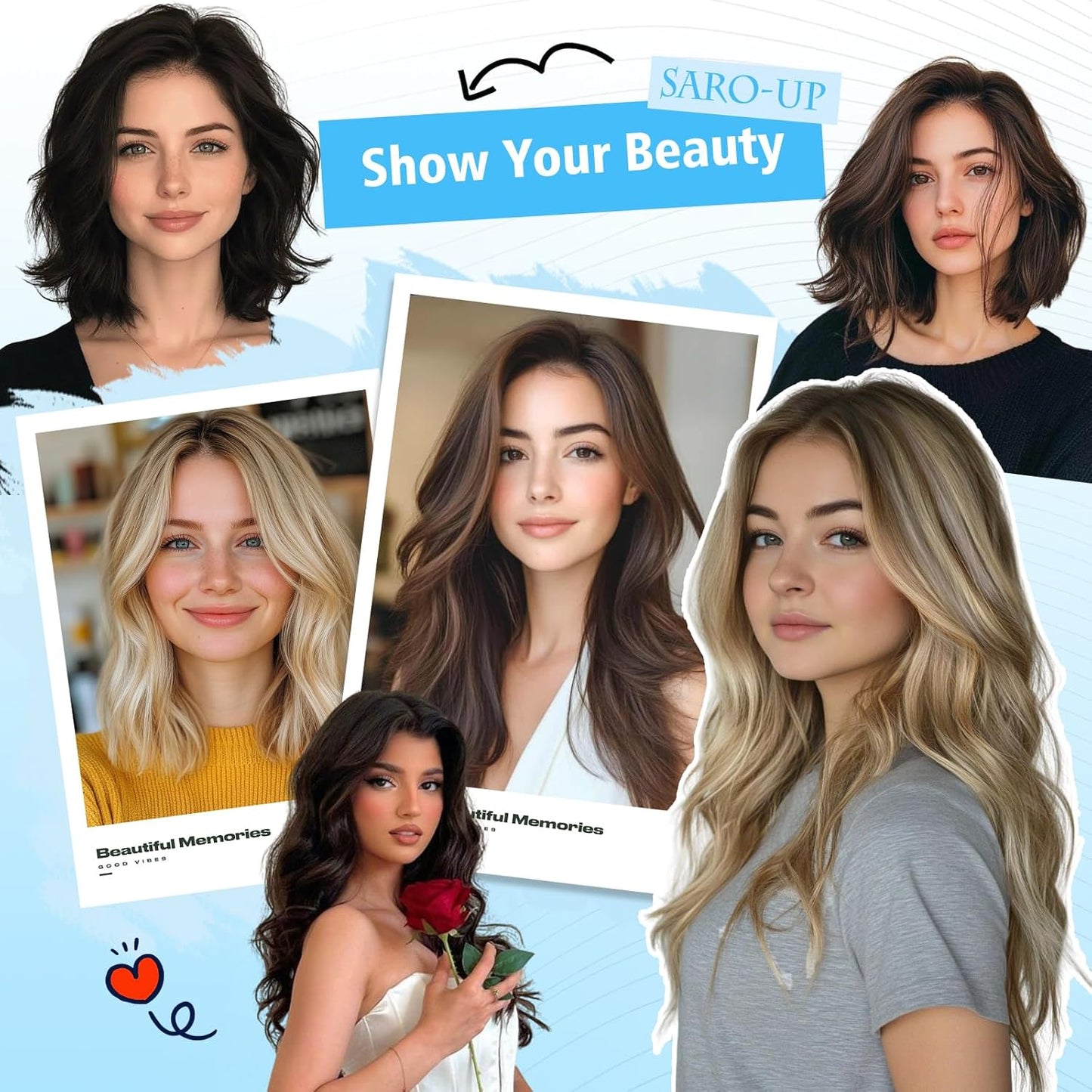 Human Hair Toppers for Women | Real Hand-Tied Swiss Base Hairpieces for Thinning Hair - 10 Inch, 30g, No Bangs