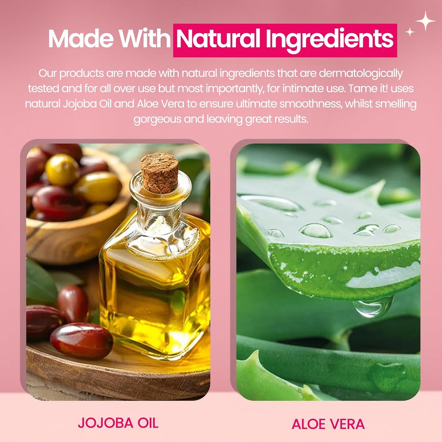 Natural Intimate Hair Removal Cream - Painless Vegan Formula for Sensitive Skin | 100ml - Ideal for Genitals, Bikini, Legs & Bum
