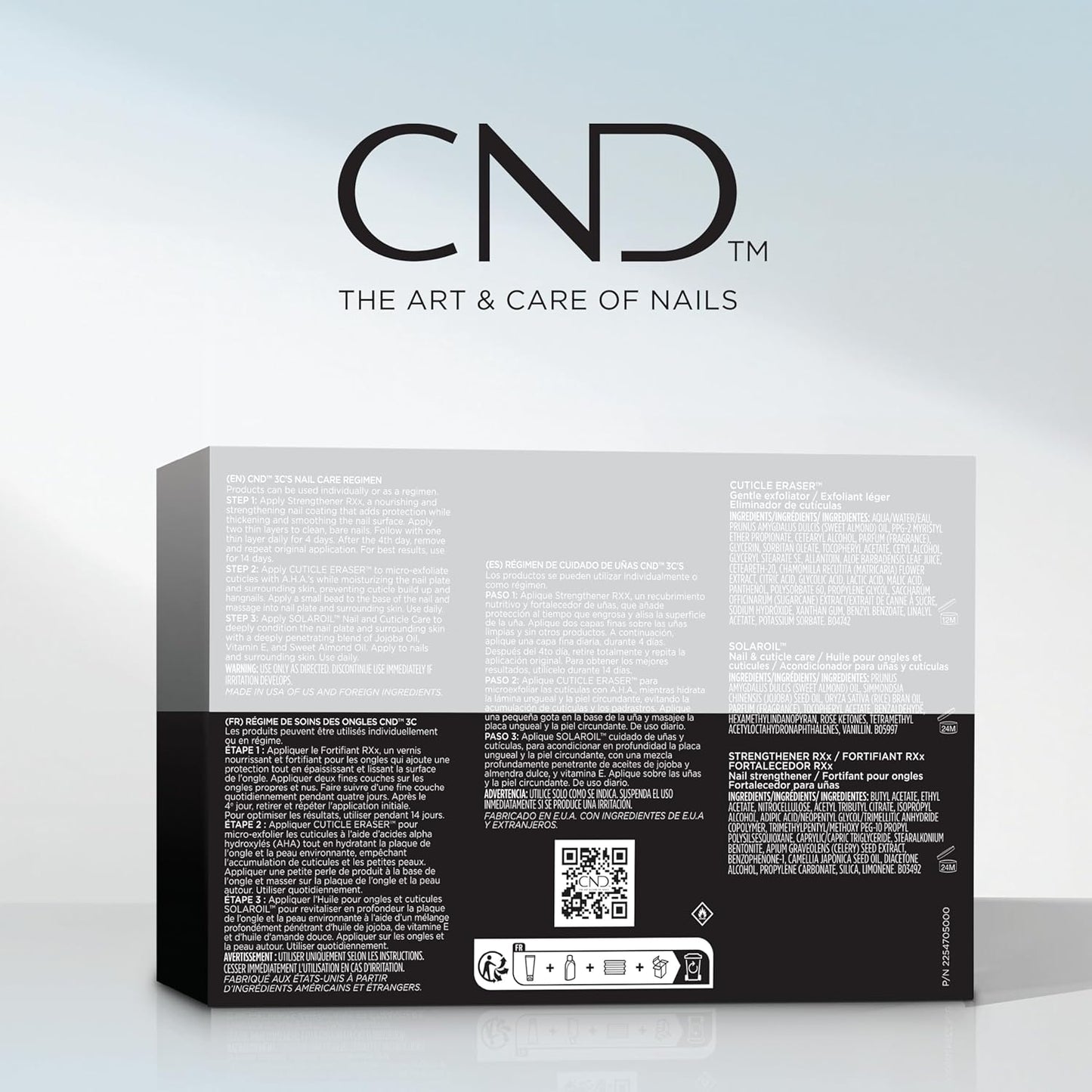 CND™ Care.Condition.Coat™ Kit - Nail Strengthener & Cuticle Treatment - 3-Piece Set for Healthy Nails