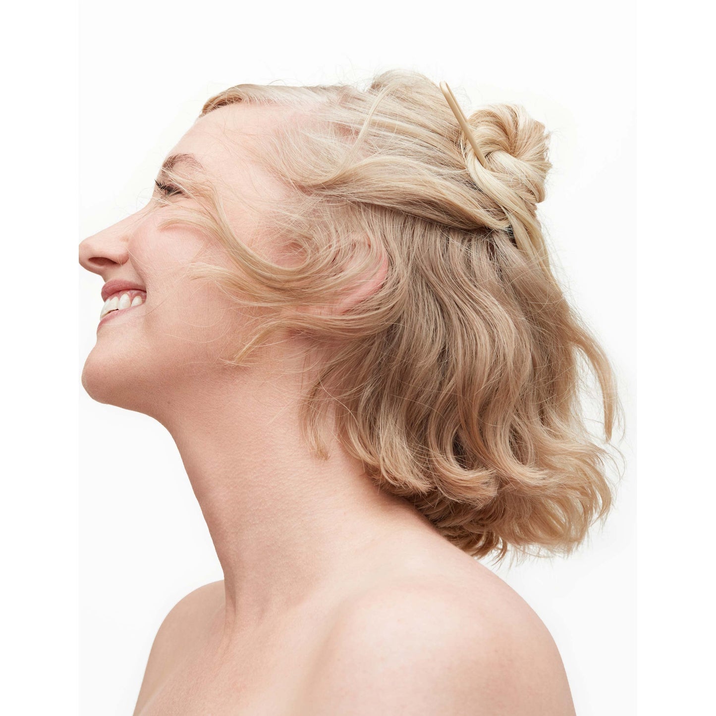 Day Rate Beauty Petite Power Pin 5.5-Inch, U-Shaped French Hair Pin for Buns, Twists and Updos, Nylon-Coated Claw Clip Alternative, Made in USA, Dove