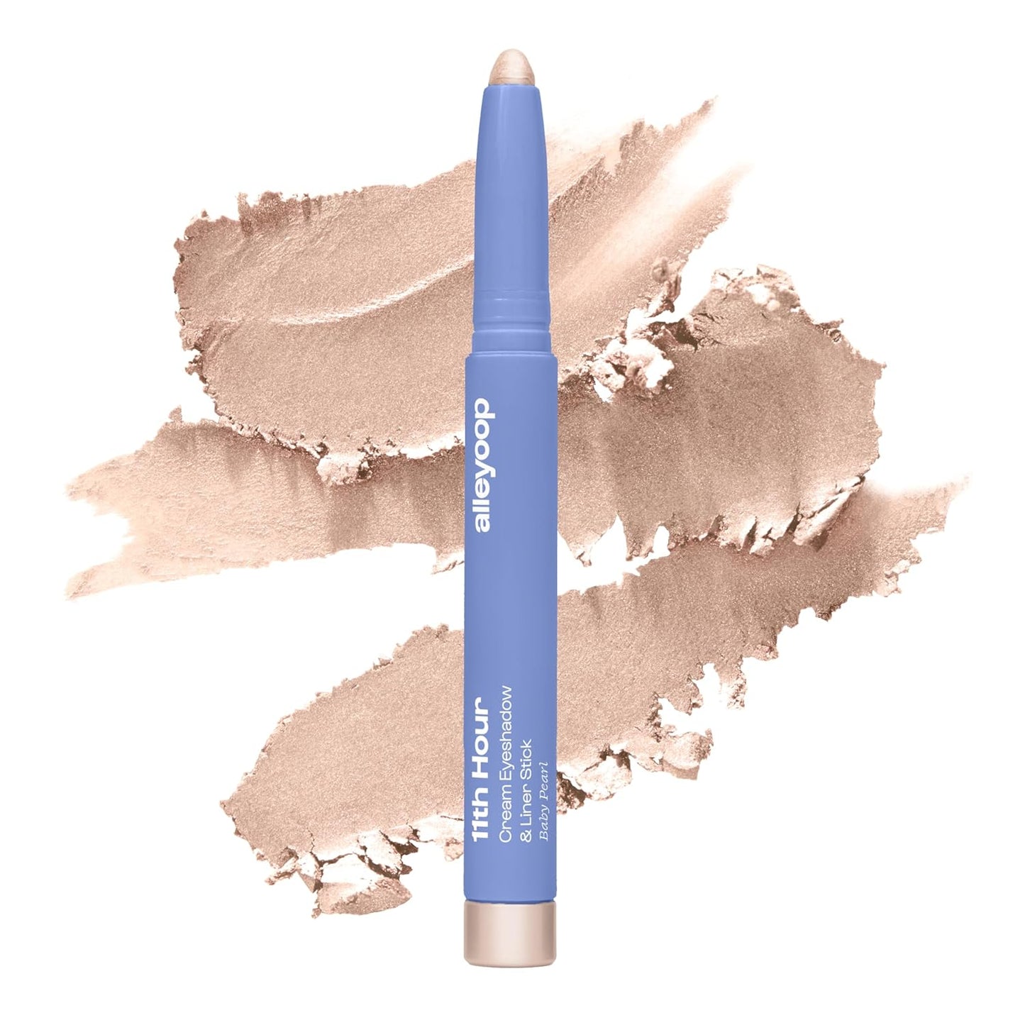 ALLEYOOP 11th Hour Waterproof Cream Eyeshadow Stick - Long-Lasting Shimmer Eye Shadow & Eyeliner | Champagne Color