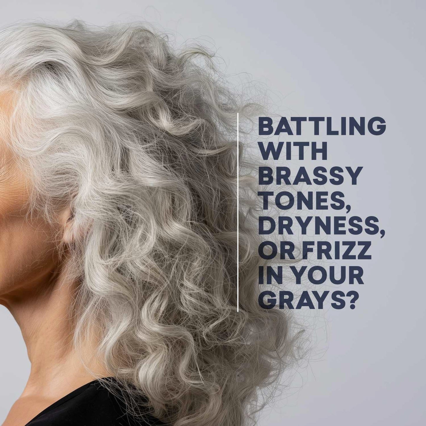 Gray Hair Shampoo and Conditioner Set - Natural Formula for Healthy Gray Hair | 16 oz Each