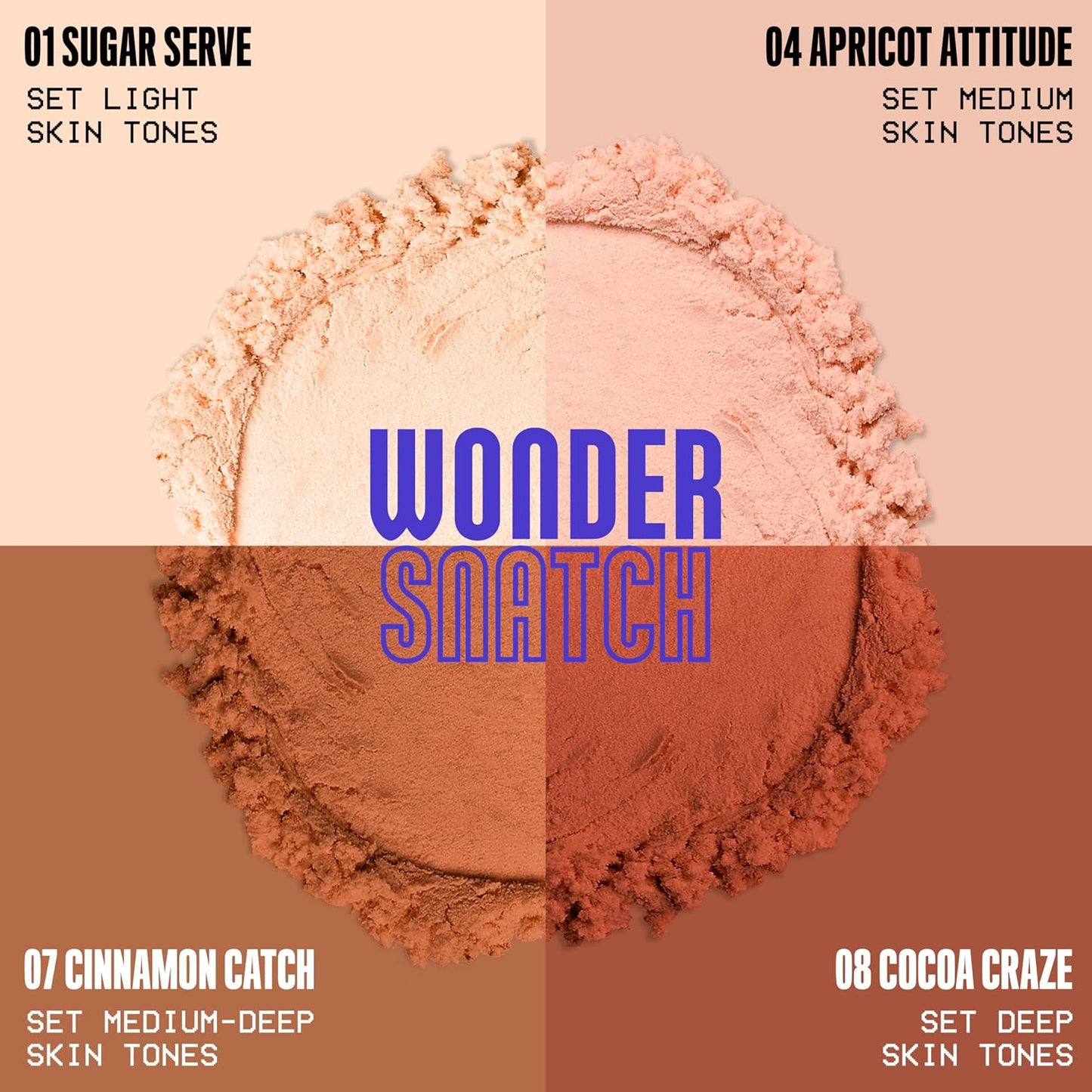 NYX Wonder Snatch Setting Powder - Lifting Loose Powder for 16HR Wear | Sugar Serve (Translucent Light)