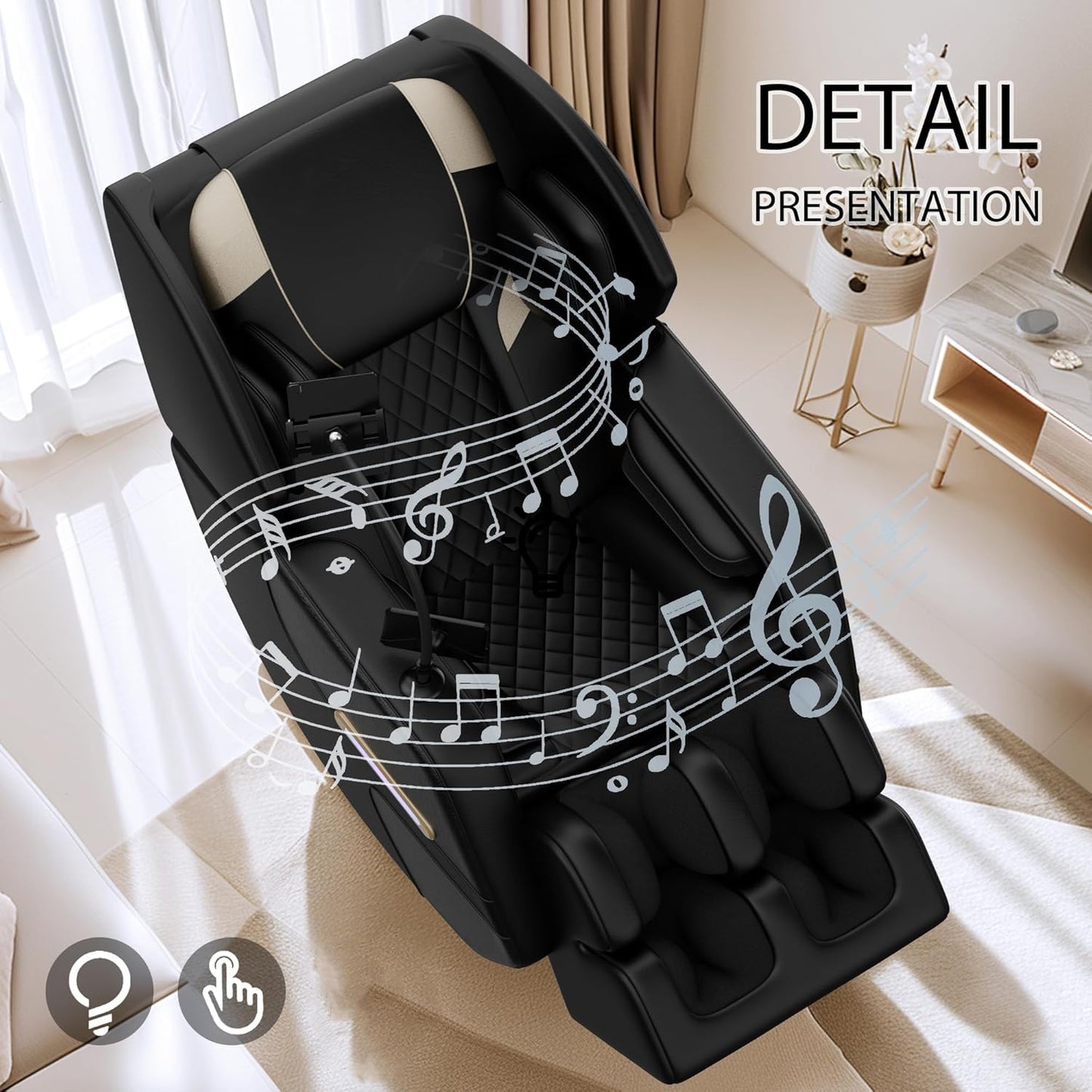Full Body Massage Chair - Zero Gravity with Airbag Massage, Heating & Touch Screen | 2026 Model