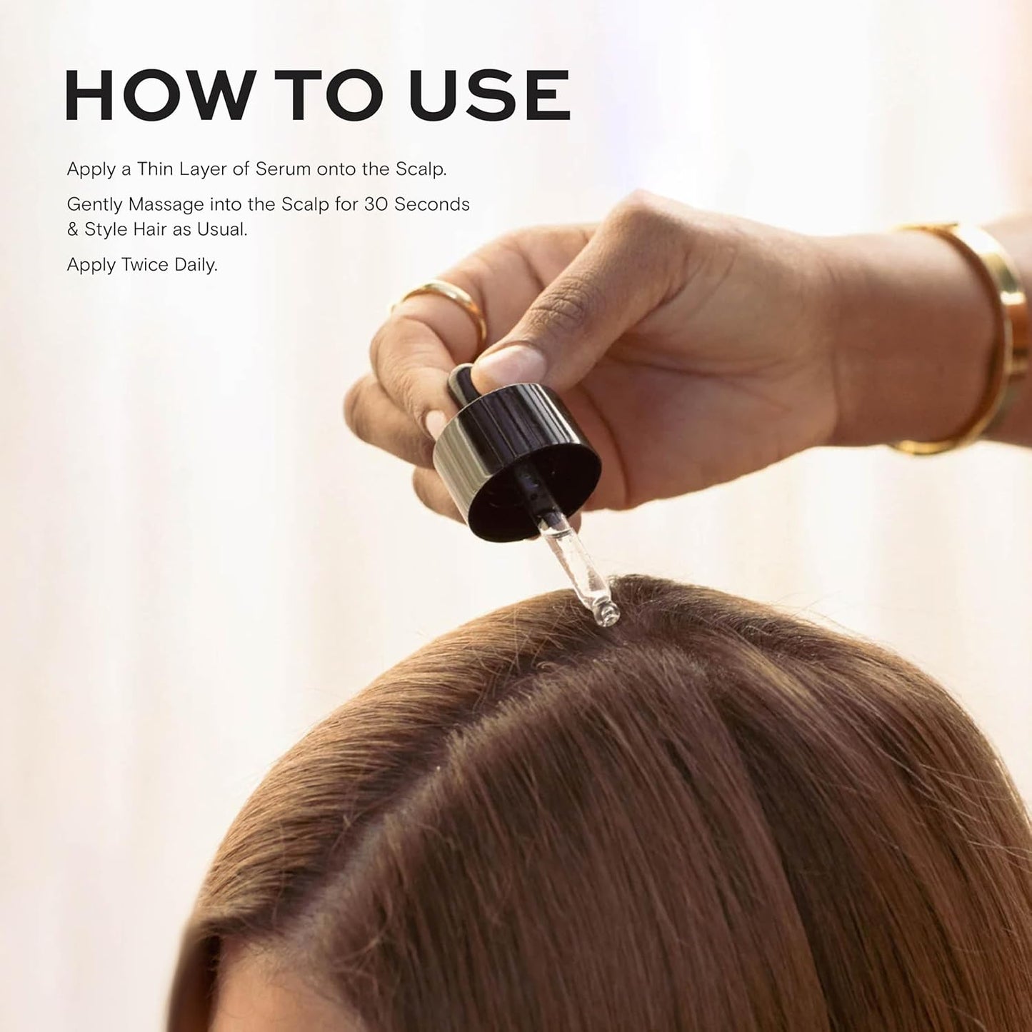 Active Growth Hair Serum - Redensyl DHT Blockers & Scalp Support | 40mL Lightweight Formula for Thicker, Fuller Hair