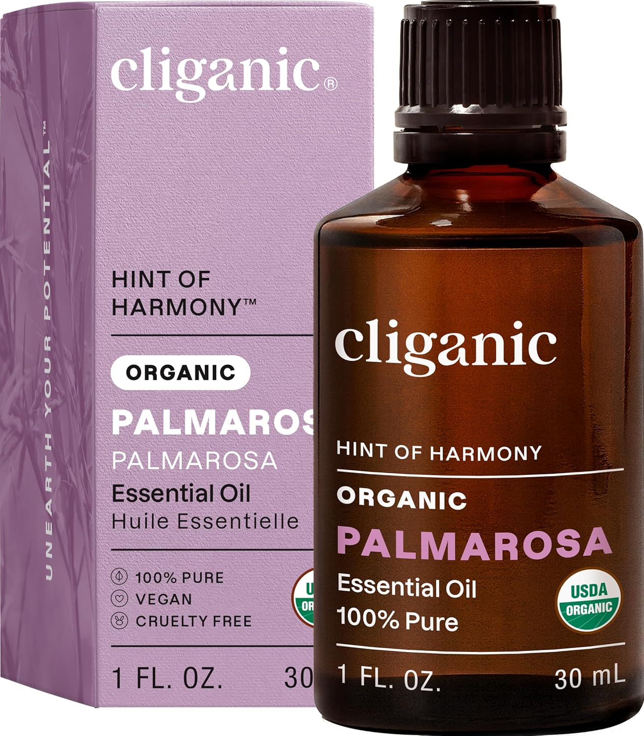 Cliganic Organic Lavender Essential Oil - 100% Pure Aromatherapy Oil | Non-GMO, 15ml