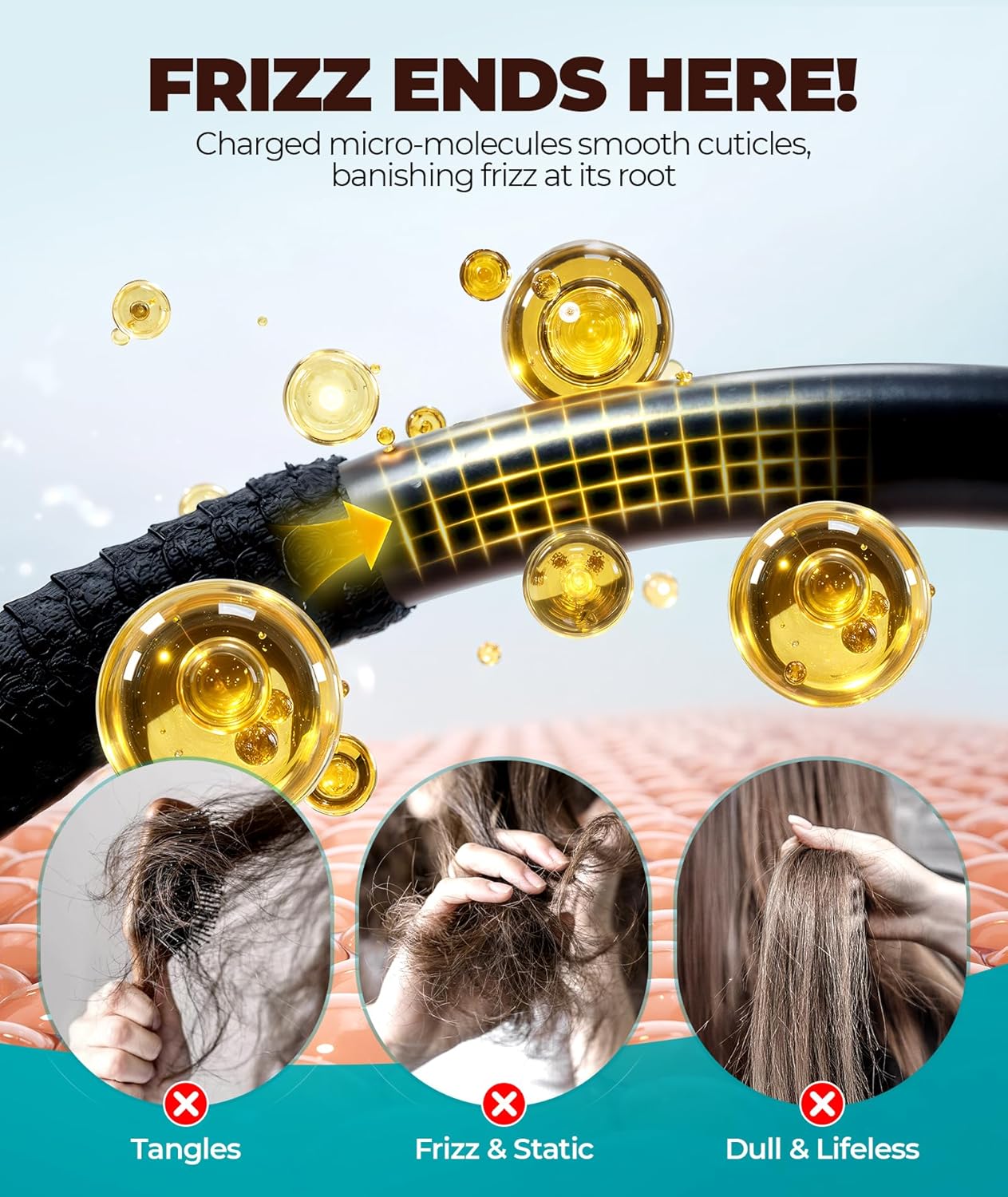 5X Penetration Hair Mask - HA-Infused Treatment with 5 Botanical Oils for Deep Moisture & Repair | Ideal for Damaged, Dry Hair