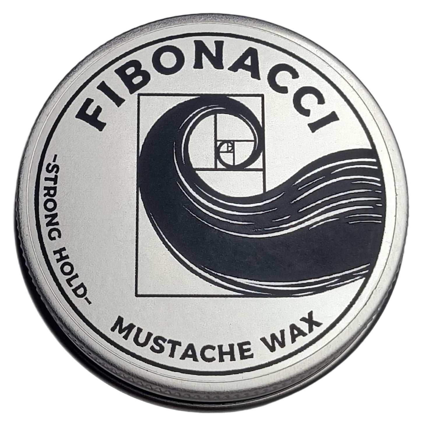 Fibonacci Mustache Wax Very Strong All Day Hold 100% Natural, Subtle Natural Scent No Fragrance No Heat Needed USA Handmade Small Business 1oz, Pick Included, Handlebar Hungarian English Dali Imperial