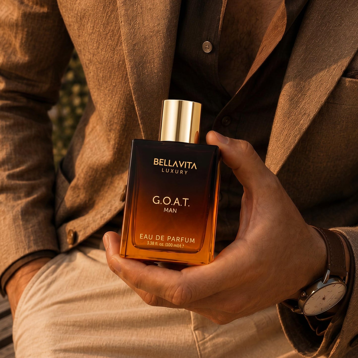 Bellavita Luxury G.O.A.T. Eau de Parfum | 100 ml | Perfume for Men