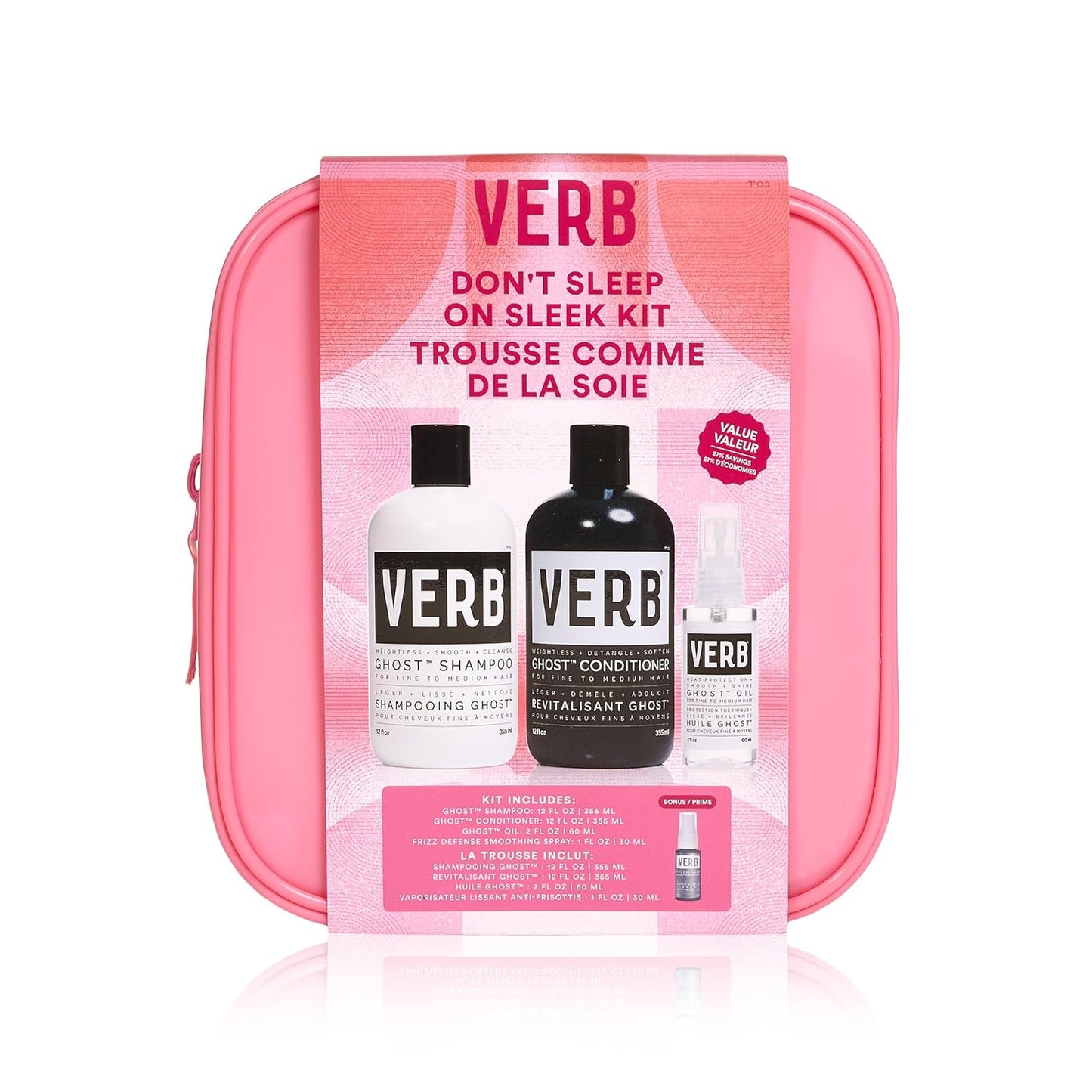 Ghost Trio Kit - Weightless Hair Collection for Fine to Medium Hair - Smooth Shine & Frizz Control