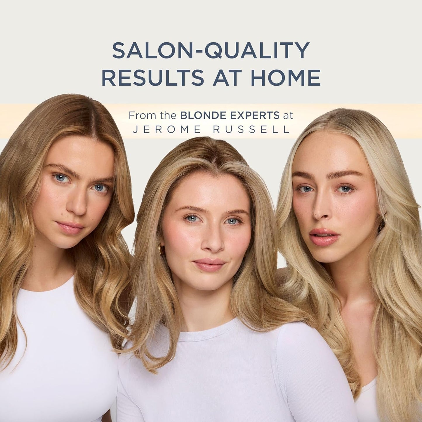 Jerome Russell Bblonde Ice White Toner | Semi-Permanent Hair Dye Kit for Pre-Lightened Blonde Hair, Vegan & Ammonia-Free
