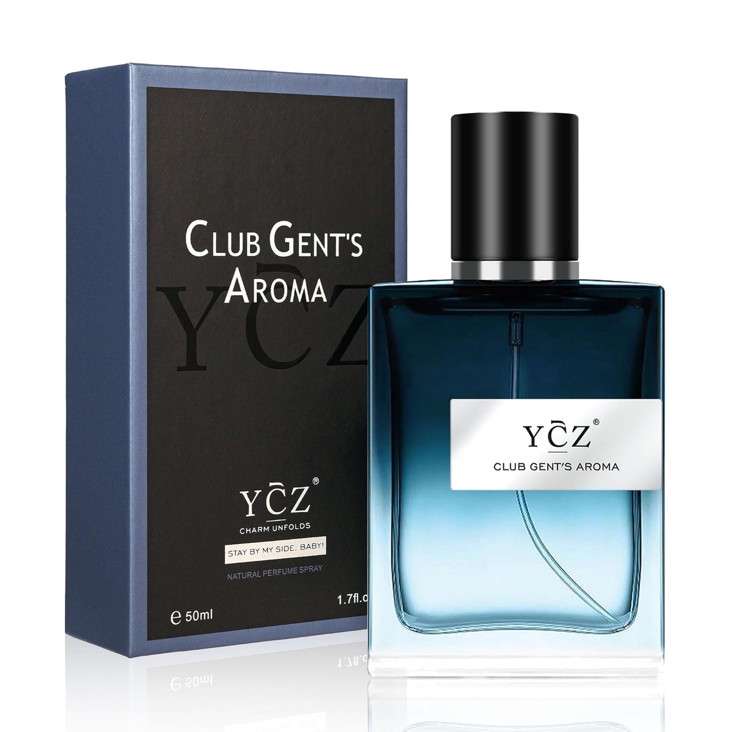 Ycz Cologne for Men - 3-Piece Gift Set with Ocean, Sky & Club Fragrances | 50ml Each, Woody Fresh Citrus Scent