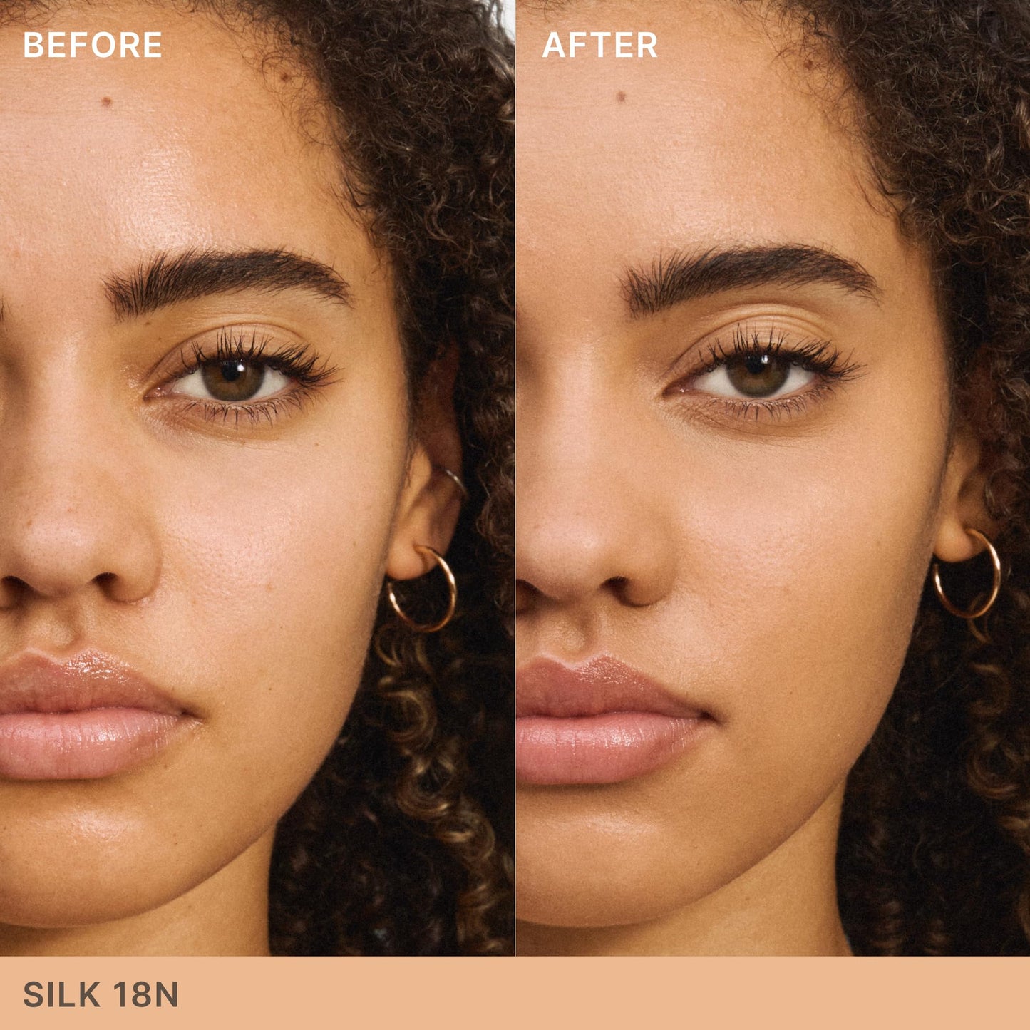 ILIA - Skin Blur Serum Concealer | Self-Setting 12-Hour Wear | Medium Coverage | Crease-Resistant | Hydrating | Safe for Sensitive Skin, Clean, Cruelty-Free & Vegan (18N Silk, 0.2 fl oz | 6 ml)