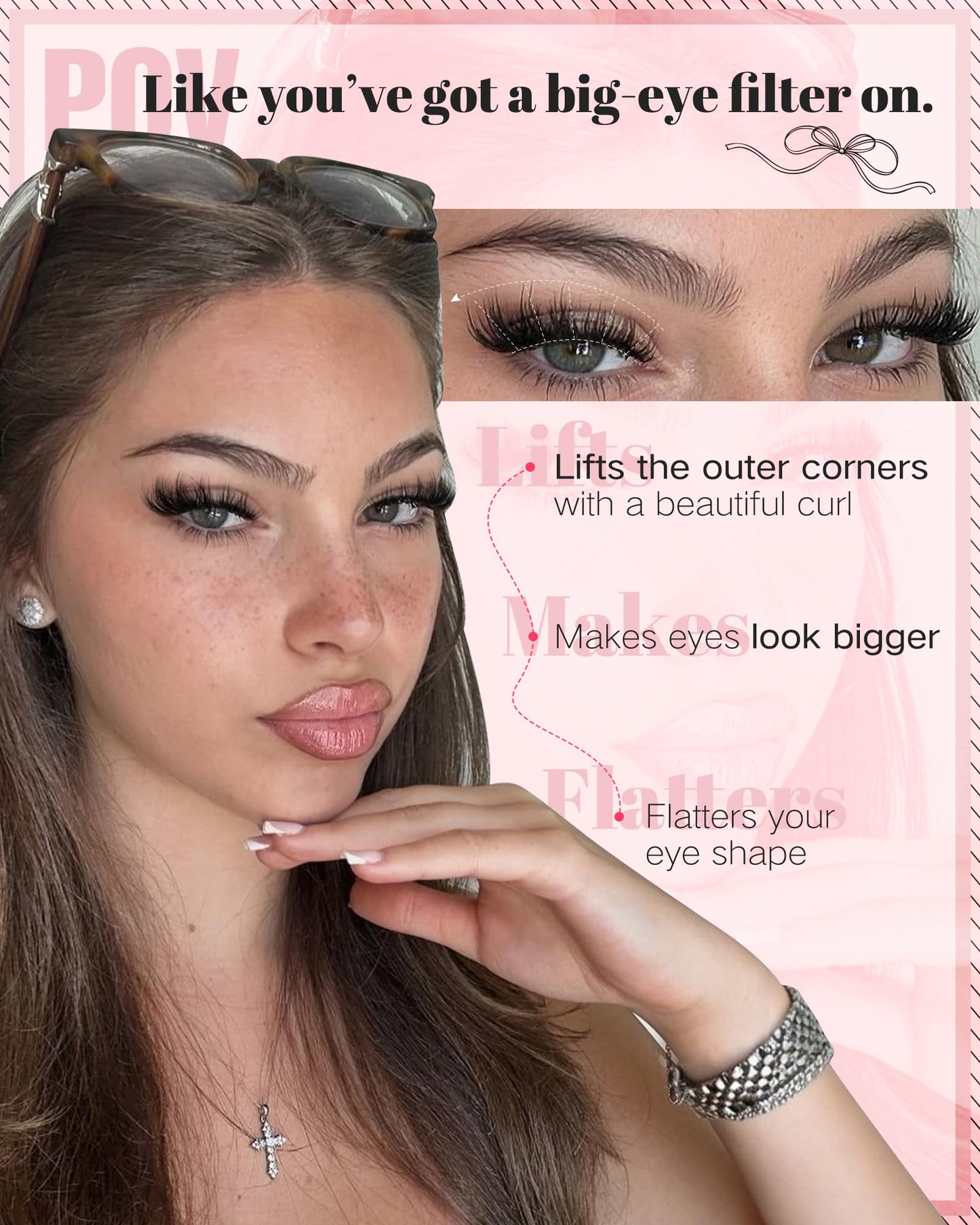 Goddvenus Fluffy Eye Lash Clusters Wispy Eyelash Clusters, D Curl Cluster Eyelash Extensions Natural Look Individual Lashes, 10-16mm False Eyelashes for DIY Lash Extensions