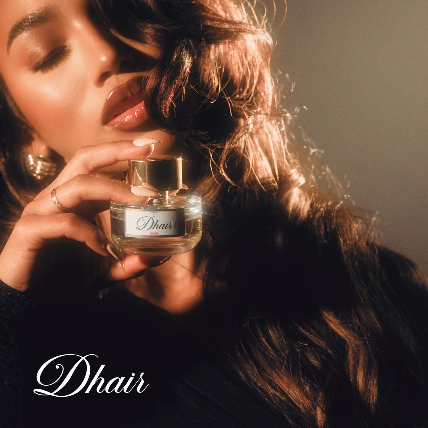 Women Hair Perfume Body Mist by Dhair - Crafted in France, Rustic Vanilla Aroma Infused with Argan Extract, Tropical Coconut Accord Jasmine Blossom, Ylang-Ylang Essence, Enduring Freshness - 1.7 Fl Oz