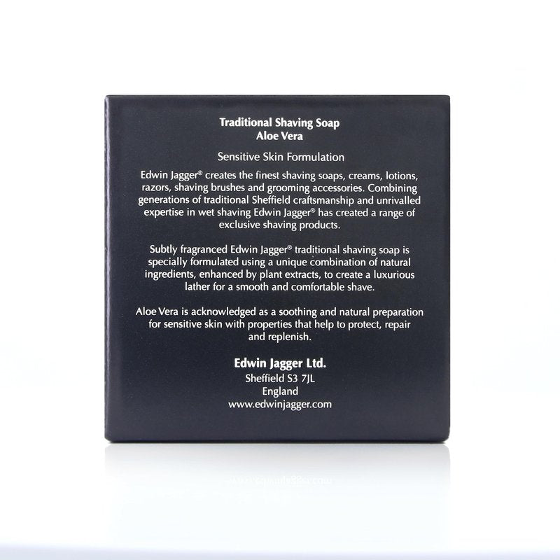 Edwin Jagger SSAV Aloe Vera 99.9% Natural Traditional Shaving Soap 2.3 oz Refill