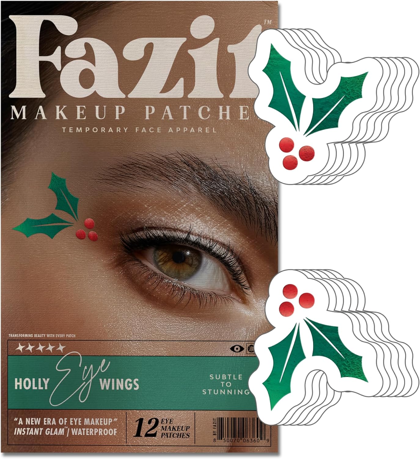 Soccer Face Stickers - Waterproof Glitter Makeup Patches for Game Day Glam | Red, Blue & Silver (6 Pack)