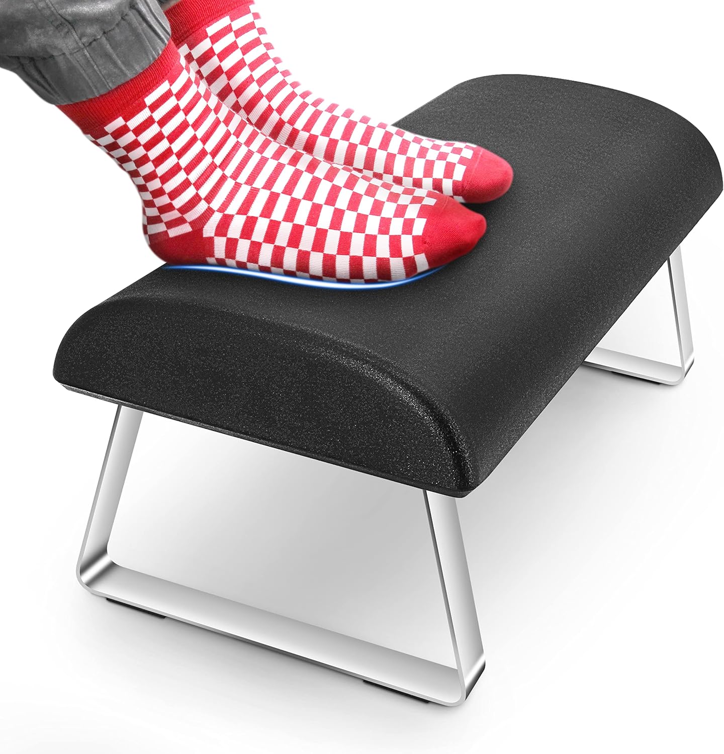 Ergonomic Waterproof Footrest - High Elasticity Under Desk Support | Black