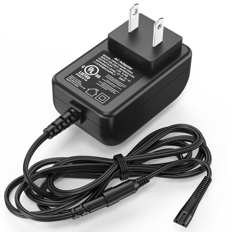 HIENADTOR 4.5V 1.2A Shaver Trimmer Charger Compatible with BaByliss PRO FXFS2 Power Cord AC Adapter for BaByliss PRO FX-FS2 FXFS2 Foilfx02 Foil FX02 FXFS2G Cordless Metal Double Foil Shaver Beard