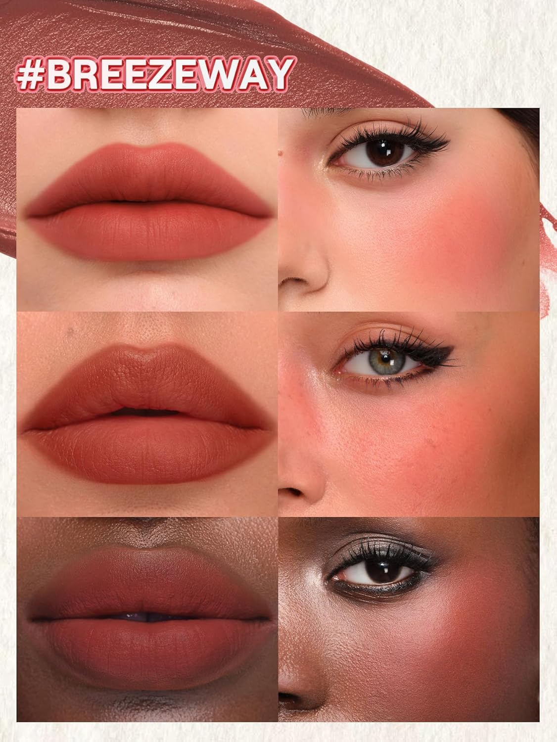 Air Plush Lip & Cheek Cream | Long-Lasting Multi-Use Liquid Blush & Lip Stain - 403 Breezeway