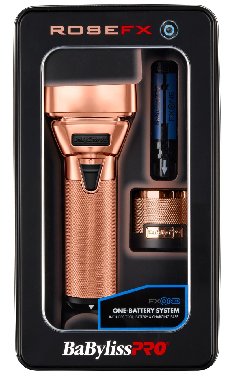 BaBylissPRO FXONE Double Foil Shaver with Interchangeable Battery, Electric Razor for Men, Pivoting Foil Head for Close Shave, Up to 3-Hour Runtime