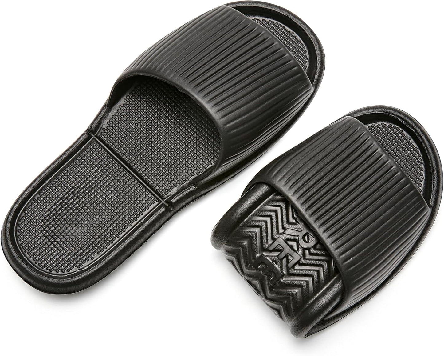Foldable Shower Shoes - Non-Slip Portable Slippers for Travel | Lightweight EVA Quick-Drying Slides for Men & Women