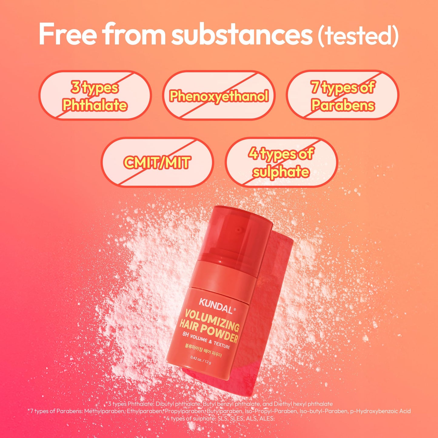 KUNDAL Korean Hair Care Volumizing Powder, Vanilla Pistachio, 0.42 oz - Instant Hair Lifting, Weightless Fuller Looking Hair, Well-Cared-For Oil Absorption, Non-Aerosol Mist