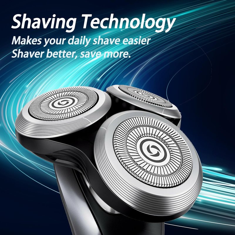 FRASAM SH90 Shaver Replacement Whole Heads for Shaver 9000 Series, 9000 Replacement Head Compatible with S9531 S9721/84 S9511 S8950 S8980/12 S9311/21…