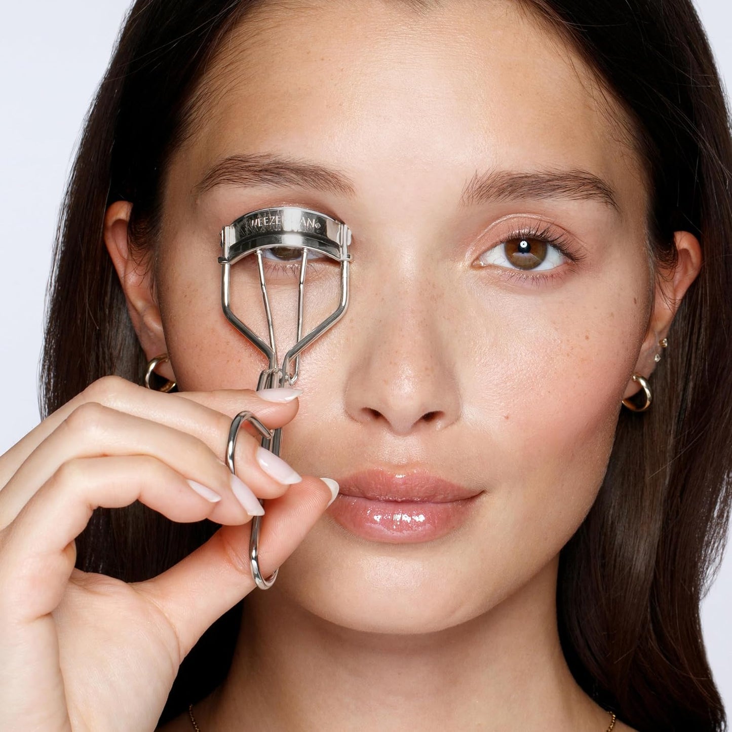 Tweezerman Classic Eyelash Curler - Makeup Tool for All Eye Shapes | Includes Refill Pads