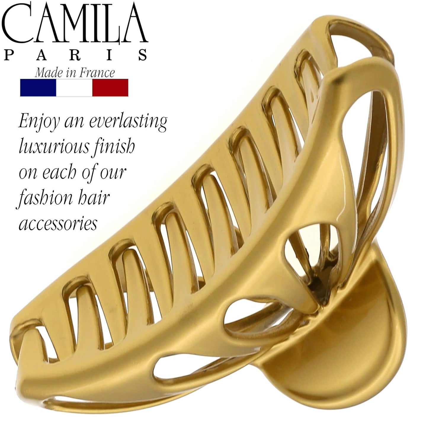 French Hair Clip - Large 4 Inch Claw Clips for Thick Hair | No-Slip Grip for Long Hair