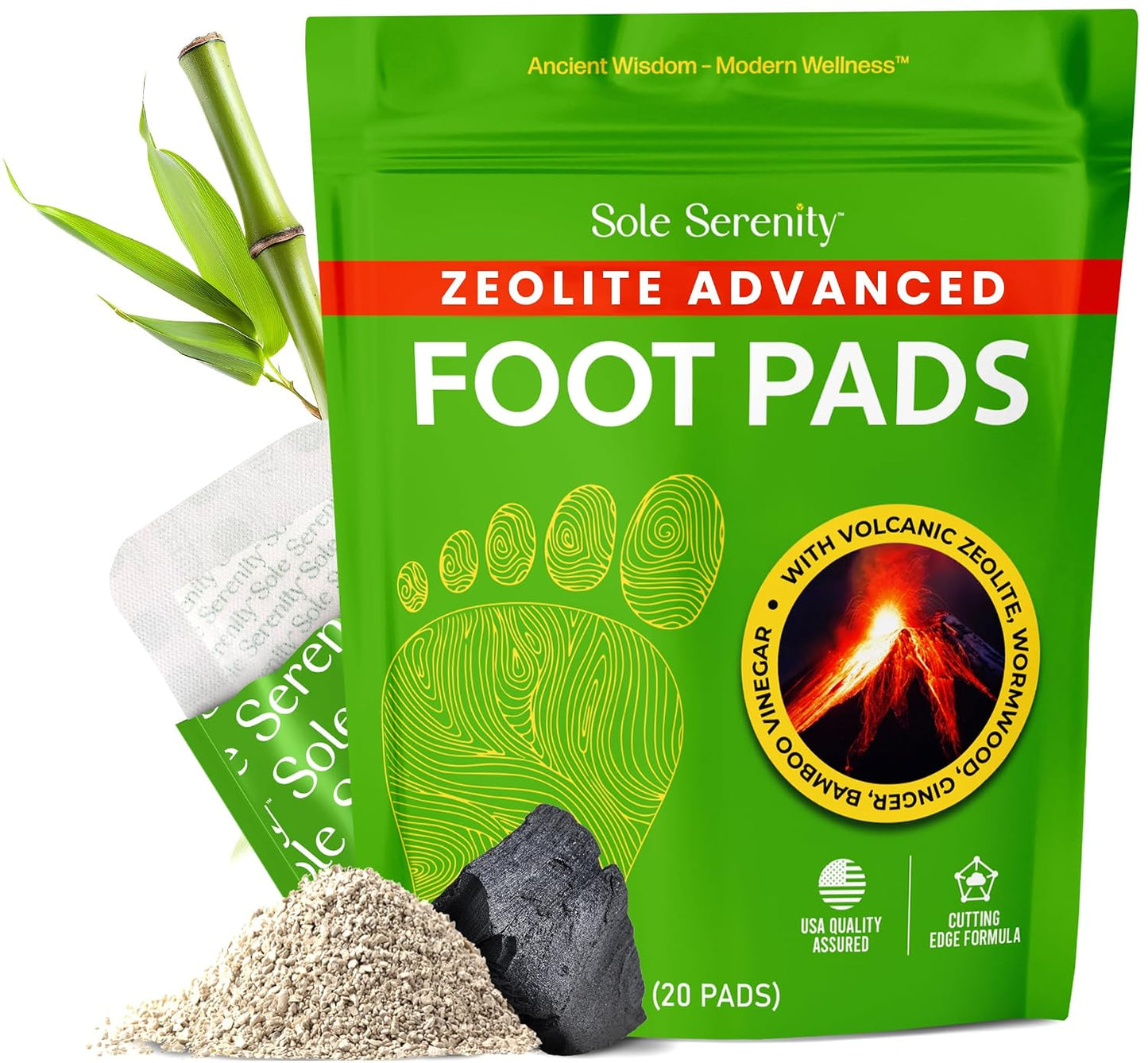 Good Night Foot Pads - Herbal Blend for Achy Feet Relief | No Prep Required